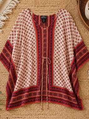 Angie Boho Tunic 1X Johnny Was Inspired